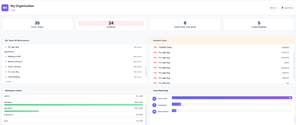 Global Project Overview